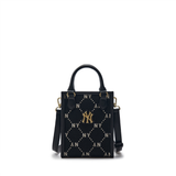  2127 - HÀNG CHÍNH HÃNG - TÚI MLB DIAMOND MONOGRAM MINI TOTE BAG NEW YORK YANKEES - BLACK - CODE: 7ACRMD34N-50BKS 