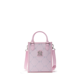  2128 - HÀNG CHÍNH HÃNG - TÚI MLB DIAMOND MONOGRAM MINI TOTE BAG NEW YORK YANKEES - PINK - CODE: 7ACRMD34N-50PKL 