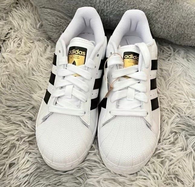  2029 - HÀNG CHÍNH HÃNG - GIÀY ADIDAS SUPERSTAR XLG  - *WHITE/GOLD LOGO* - Code: IF9995 