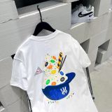  0869- HÀNG CHÍNH HÃNG - ÁO THUN NEW ERA  - NY  LOGO LY KEM  TRẮNG * WHITE * -  CODE: 13086606 