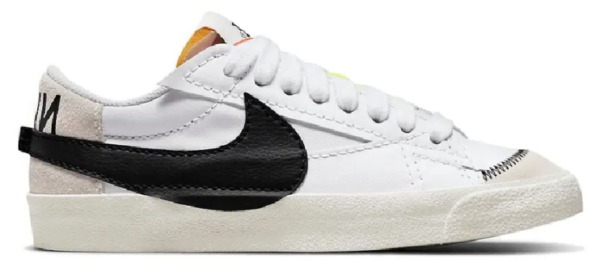  1330 - HÀNG CHÍNH HÃNG - GIÀY NIKE BLAZER LOW '77 JUMBO MÀU TRẮNG *WHITE/BLACK* - CODE: DN2158-101 