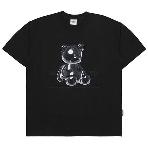  1292 - HÀNG CHÍNH HÃNG - ÁO PHÔNG ACMÉ DE LA VIE ADLV T-SHIRT METAL BEAR SHORT SLEEVE - ĐEN 
