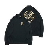  0872- HÀNG CHÍNH HÃNG - ÁO THUN NEW ERA  - NY  CỔ LỌ - ĐEN VÀNG * BLACK* -  CODE: 13331033 