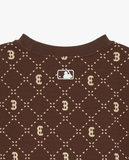  1648 - HÀNG CHÍNH HÃNG - ÁO SWEATER MLB DIA MONOGRAM BOSTON 