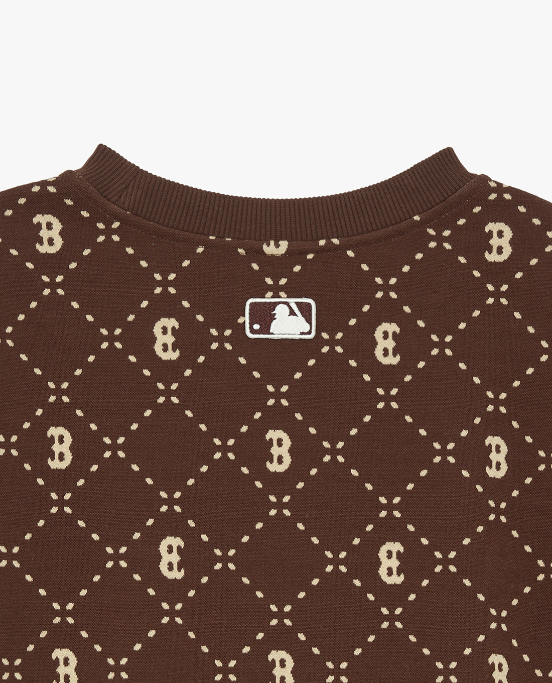  1648 - HÀNG CHÍNH HÃNG - ÁO SWEATER MLB DIA MONOGRAM BOSTON 