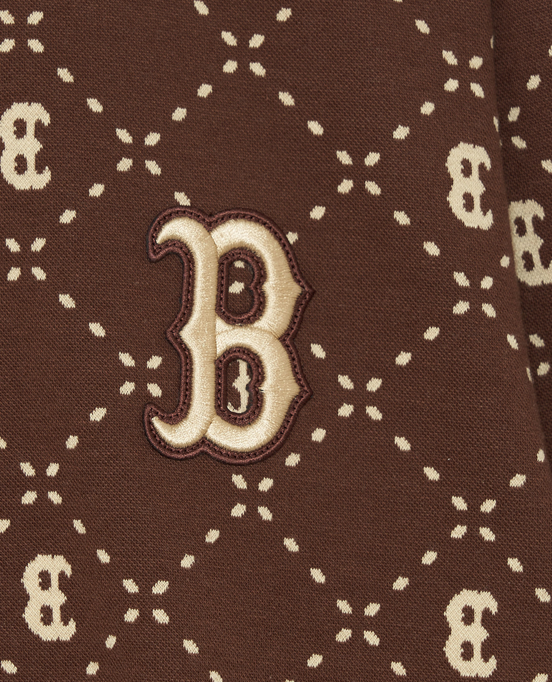  1648 - HÀNG CHÍNH HÃNG - ÁO SWEATER MLB DIA MONOGRAM BOSTON 