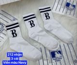  2438- HÀNG CHÍNH HÃNG - VỚ NEW BALANCE - 1 PACK( 3 ĐÔI  - 3 MÀU ) 