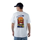  2494 - HÀNG CHÍNH HÃNG - ÁO THUN NEW ERA - YANKEES WHITE SOX BURGER LIFE OAT MILK (WHITE) - CODE: 13527271 