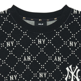  1649 - HÀNG CHÍNH HÃNG - ÁO SWEATER MLB DIA MONOGRAM NEW YORK 