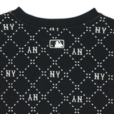  1649 - HÀNG CHÍNH HÃNG - ÁO SWEATER MLB DIA MONOGRAM NEW YORK 