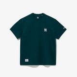  2114 - HÀNG CHÍNH HÃNG - ÁO THUN NEW ERA -  NY YANKEES DEEP TEAL - HOA HỒNG - GREEN - CODE: 14179170 