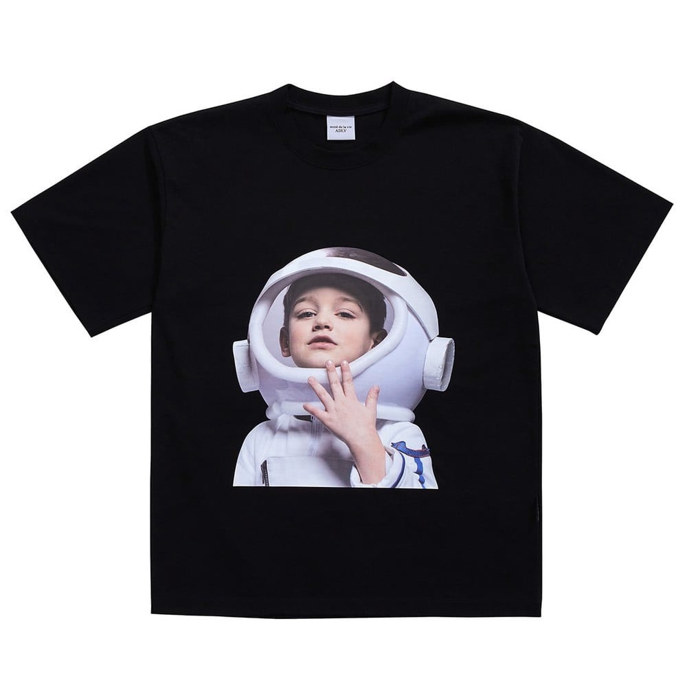  1293 - HÀNG CHÍNH HÃNG - ÁO PHÔNG ACMÉ DE LA VIE ADLV T-SHIRT BABY FACE SHORT SLEEVE - ĐEN 