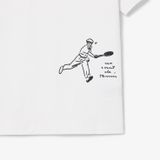  2704 - HÀNG CHÍNH HÃNG - ÁO THUN LACOSTE - LOGO THÊU - TRẮNG - CODE: TH1432 10 001 