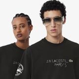  2705 - HÀNG CHÍNH HÃNG - ÁO THUN LACOSTE - LOGO THÊU - ĐEN - CODE: TH1432 10 031 