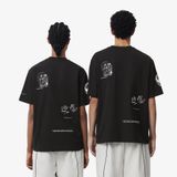  2705 - HÀNG CHÍNH HÃNG - ÁO THUN LACOSTE - LOGO THÊU - ĐEN - CODE: TH1432 10 031 