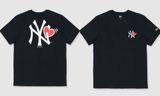  1027 - HÀNG CHÍNH HÃNG - ÁO THUN NEW ERA - NY LOGO TIM - ĐEN - CODE: 13527219 