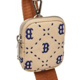  1239 - HÀNG CHÍNH HÃNG - Túi Đeo Chéo MLB Diamond Monogram Jacquard Crossbody Bag - Kem - CODE :3ACRM013N-43SAL 