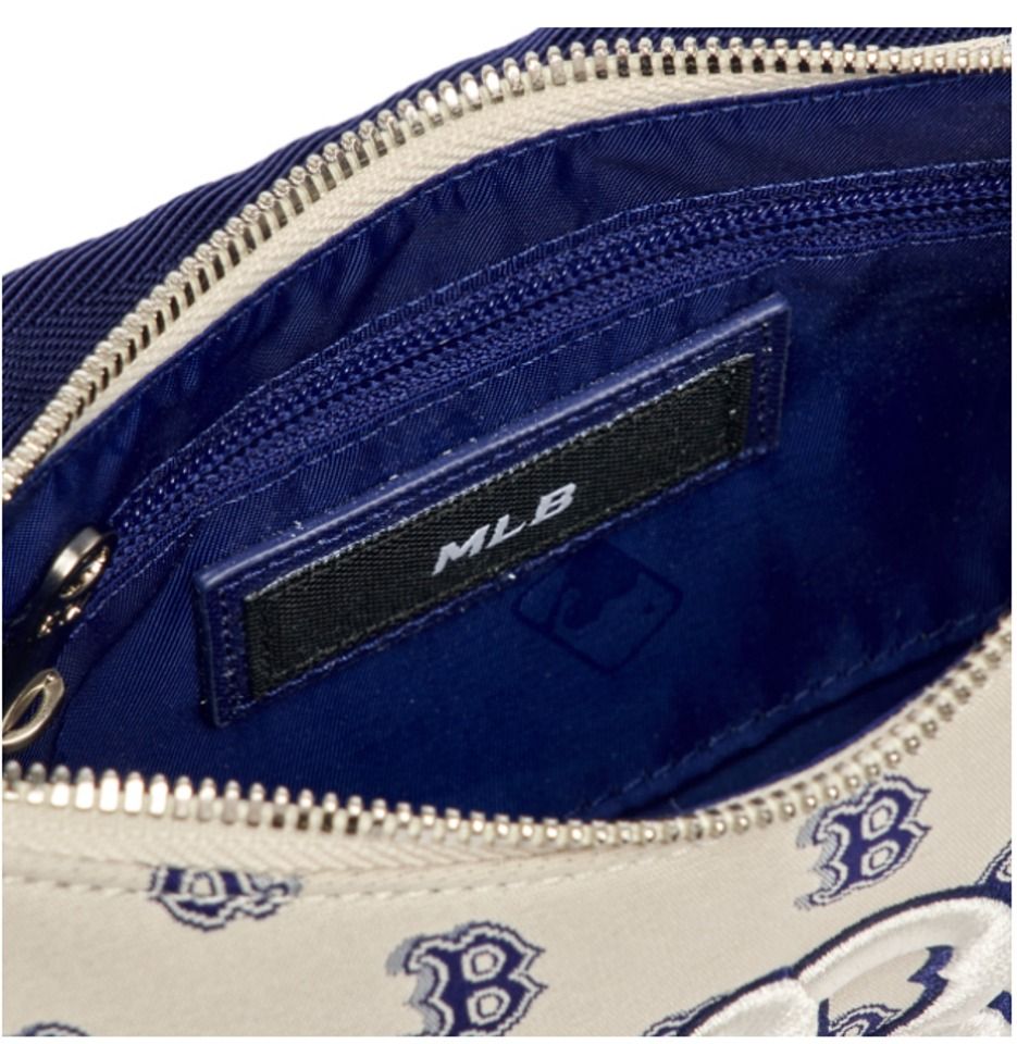 1242  HÀNG CHÍNH HÃNG  Túi MLB Monogram Jacquard Shoulder Bag Boston   MỘC SHOES