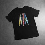  0725 - HÀNG CHÍNH HÃNG - ÁO THUN NEW ERA - MULTICOLOR ( ÁO VÁN ) ĐEN - *BLACK* - Code: 12715286 