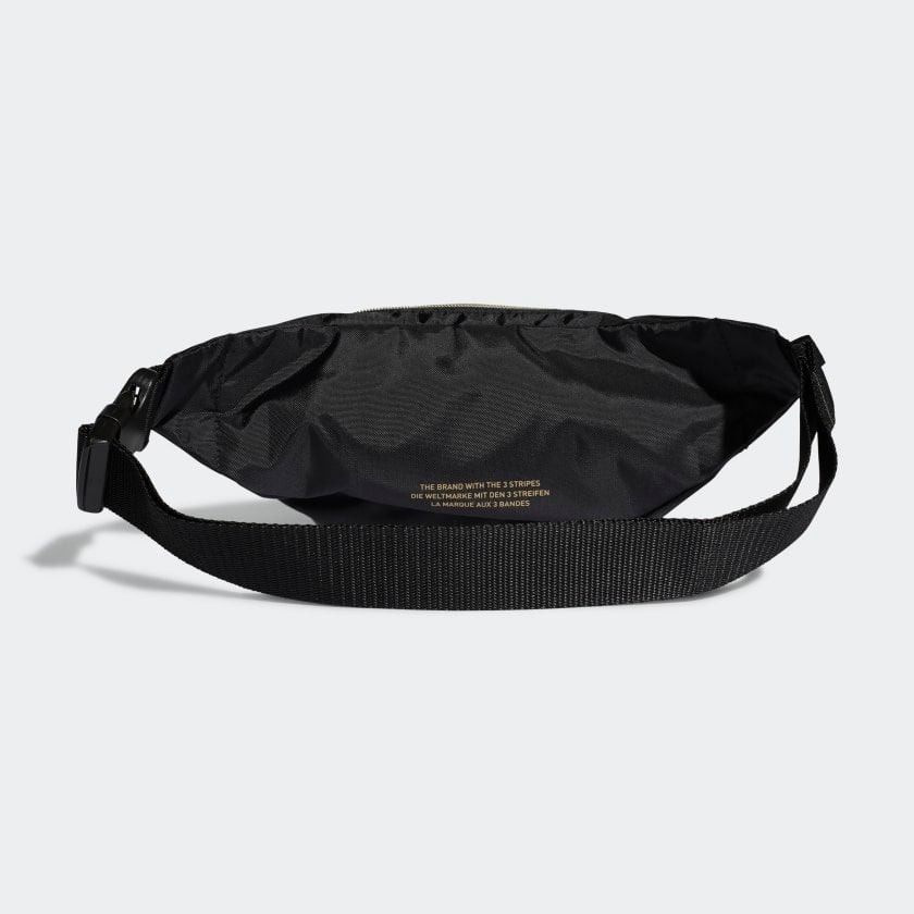  0245 - TÚI ĐEO CHÉO HOT HIT ADIDAS WAIST BAG - *Black/Gold* - Code: GF3200 