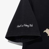  0641 - HÀNG CHÍNH HÃNG - ÁO THUN NEW ERA - XƯƠNG CÁ (TAN) - *BLACK* - Code: 13086512 