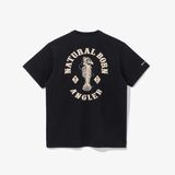  0641 - HÀNG CHÍNH HÃNG - ÁO THUN NEW ERA - XƯƠNG CÁ (TAN) - *BLACK* - Code: 13086512 