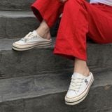  0311 - HÀNG CHÍNH HÃNG - GIÀY MULE *ĐẠP GÓT* - *TRẮNG / ALL WHITE* - 2022** 