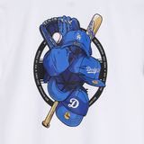  0011 - HÀNG CHÍNH HÃNG - ÁO THUN NEW ERA - LA BÓNG CHÀY *WHITE*  - 2021** 