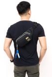  0245 - TÚI ĐEO CHÉO HOT HIT ADIDAS WAIST BAG - *Black/Gold* - Code: GF3200 