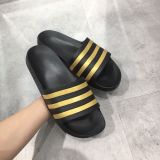  0115 - HÀNG CHÍNH HÃNG - DÉP ADILETTE AQUA SLIDE - ĐEN SỌC VÀNG - *BLACK/GOLD* - 2021** - Code: EG1758 