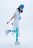  1266 - HÀNG CHÍNH HÃNG - GIÀY SNEAKER MLB BIG BALL CHUNKY - LA 3D BLOCK - *WHITE/MINT* - CODE: 32SHCD111-07I 