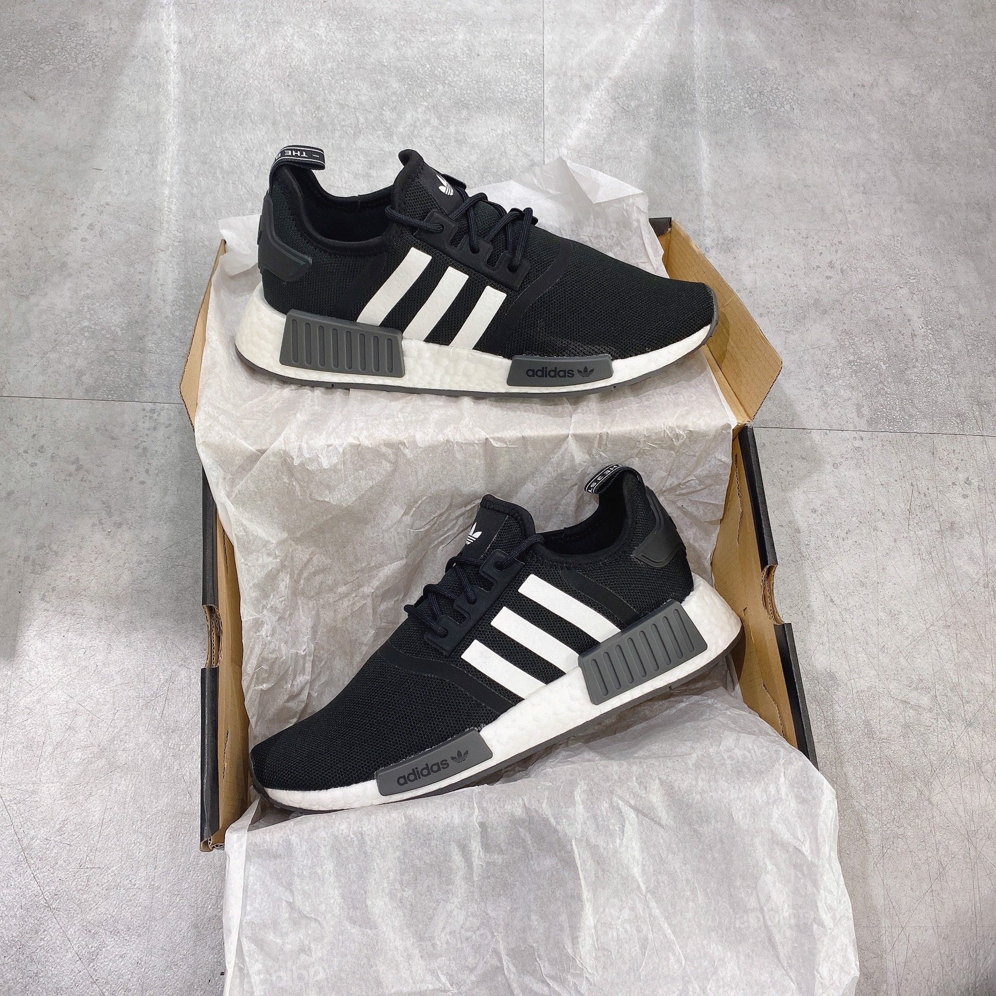  0174 - HÀNG CHÍNH HÃNG - GIÀY ADIDAS NMD (0.5) - TPU - Đen Sọc Trắng 