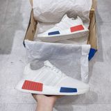  0184 - HÀNG CHÍNH HÃNG - GIÀY ADIDAS NMD (11) - TPU - Trắng - Cục Xanh + Đỏ 