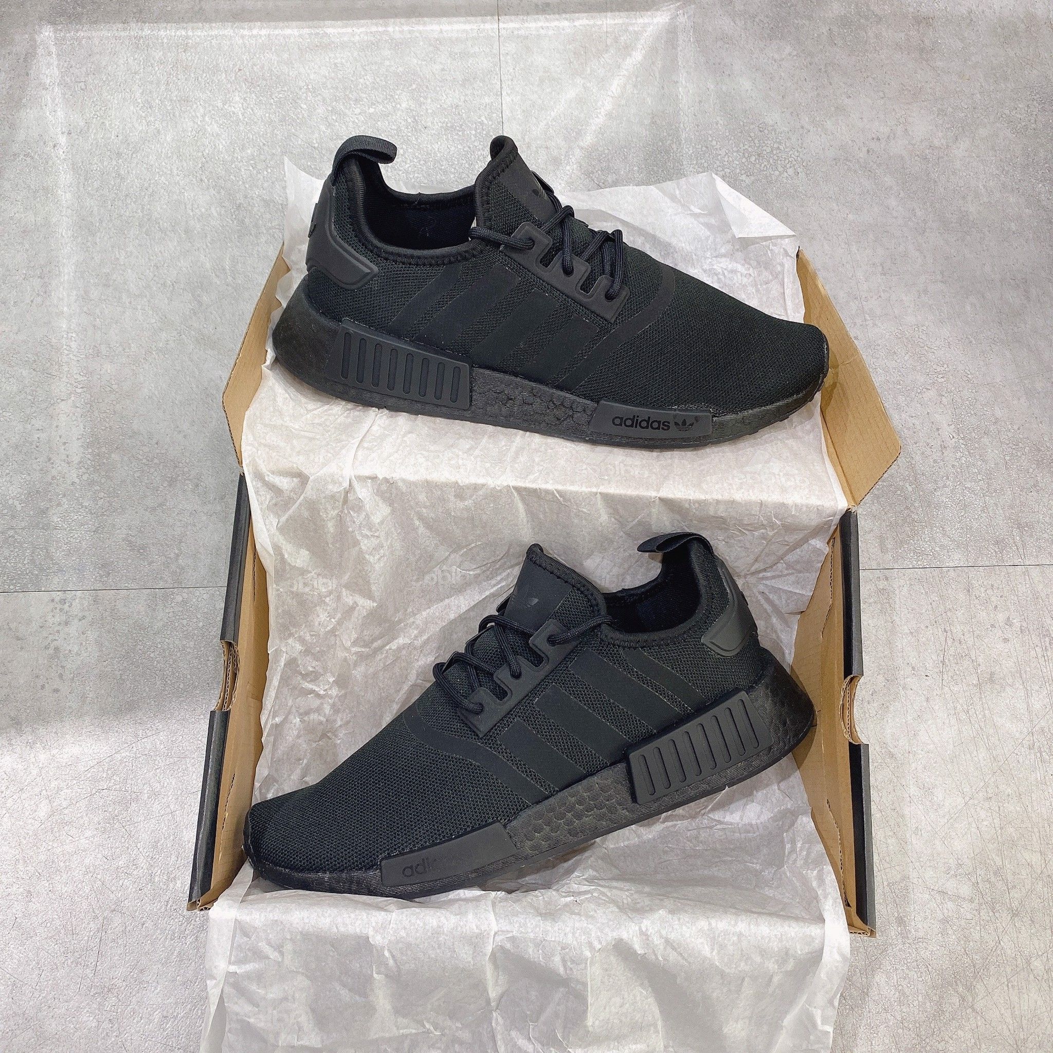  0175 - HÀNG CHÍNH HÃNG - GIÀY ADIDAS NMD (1) - TPU - All Black *SALE BIG SIZE* 