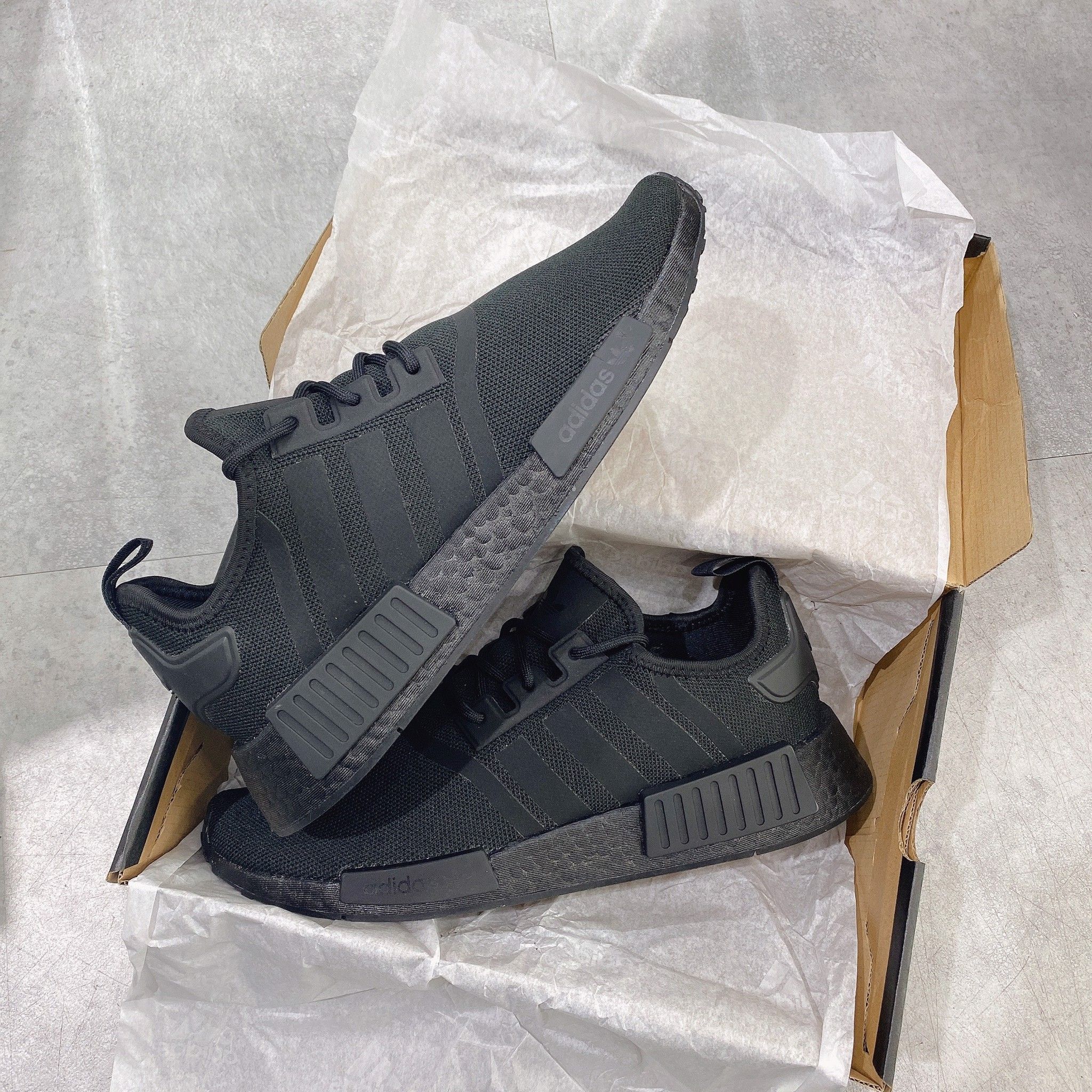  0175 - HÀNG CHÍNH HÃNG - GIÀY ADIDAS NMD (1) - TPU - All Black *SALE BIG SIZE* 