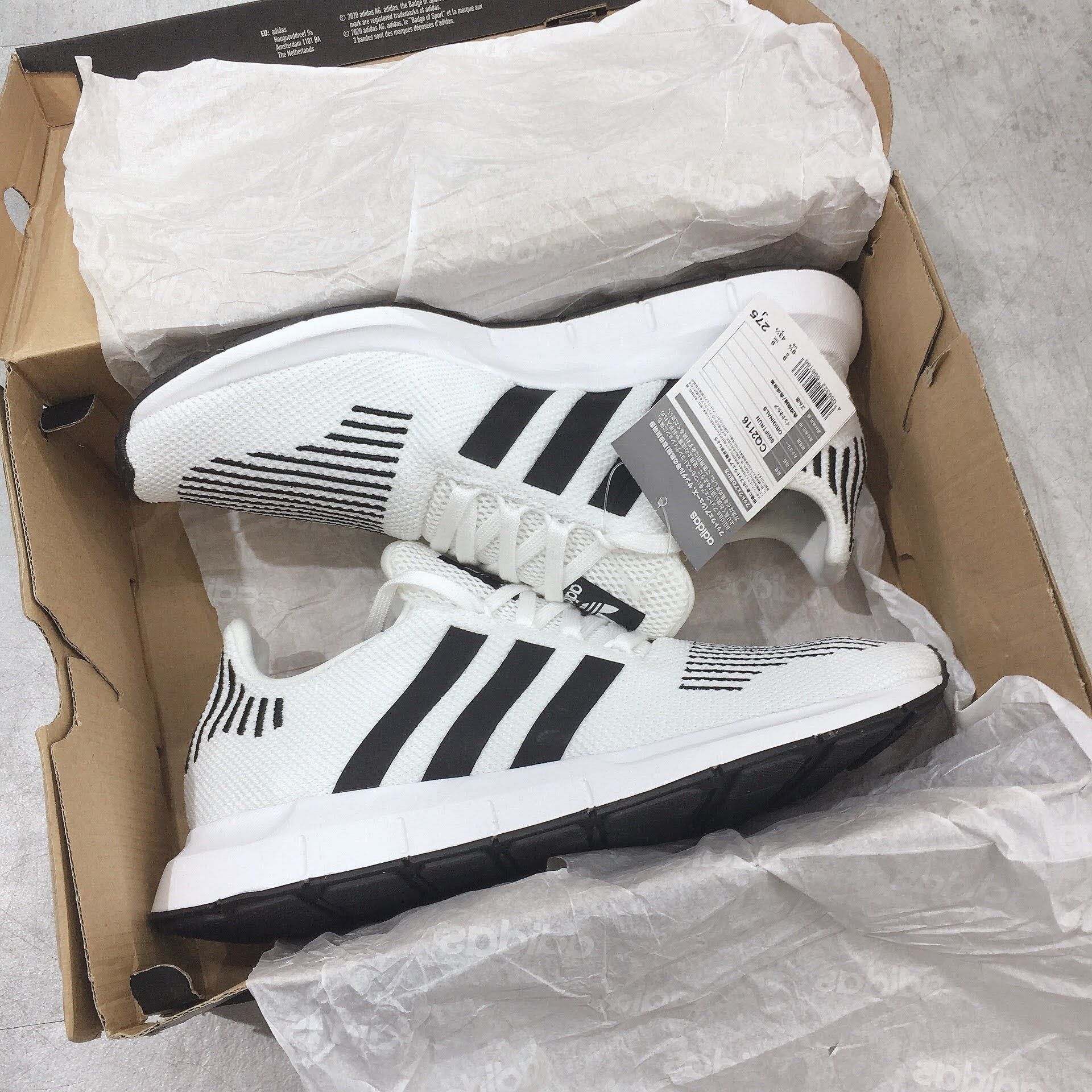  0209 - HÀNG CHÍNH HÃNG - GIÀY ADIDAS SWIFT RUN - *PANDA* - 2022** - Code: CQ2116 