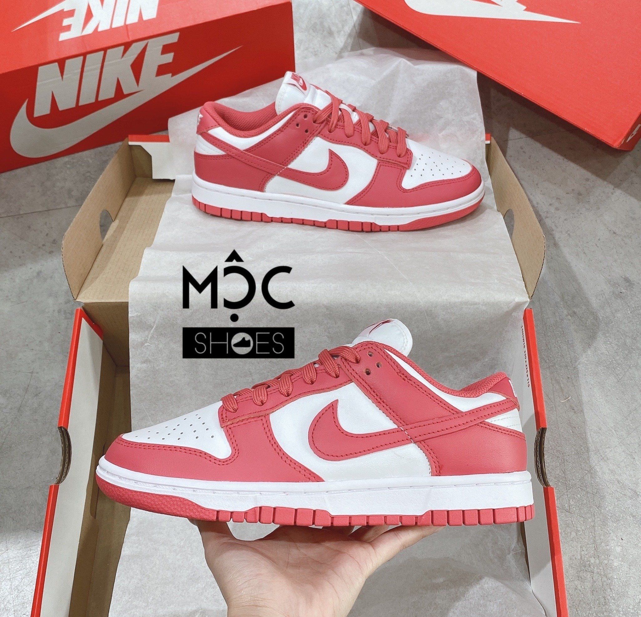  0207 - HÀNG CHÍNH HÃNG - GIÀY NIKE DUNK LOW- *PINK* - 2022** - Code: (3) 