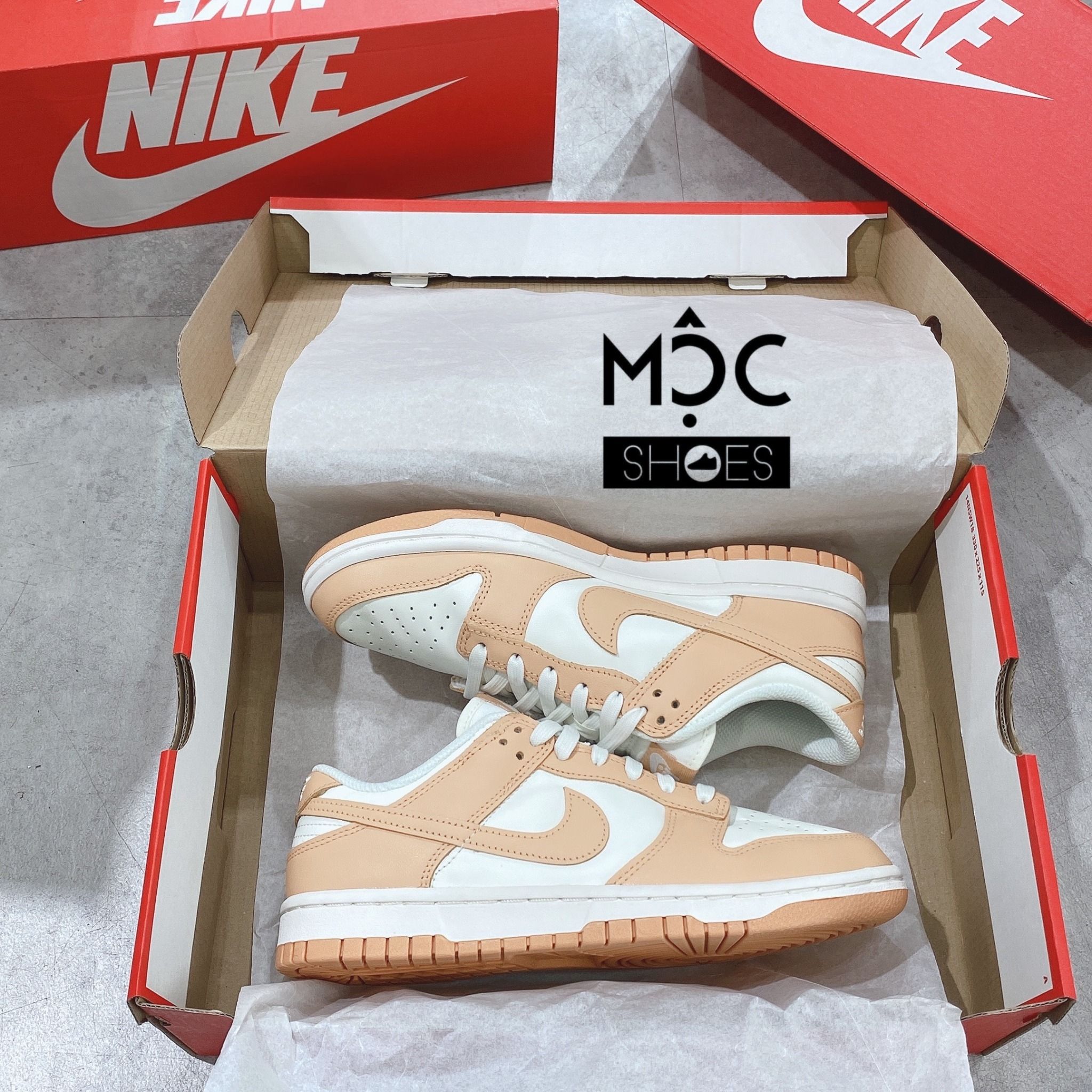  0205 - HÀNG CHÍNH HÃNG - GIÀY NIKE DUNK LOW- *CAM NHẠT* - 2022** - Code: (1) 