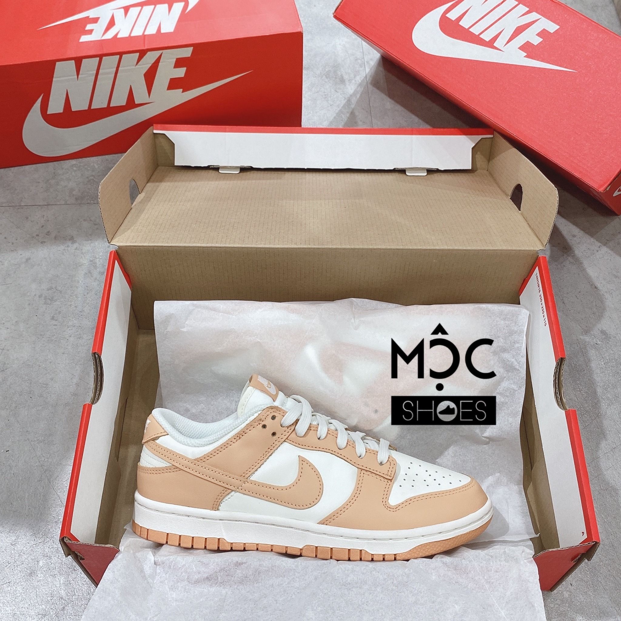  0205 - HÀNG CHÍNH HÃNG - GIÀY NIKE DUNK LOW- *CAM NHẠT* - 2022** - Code: (1) 