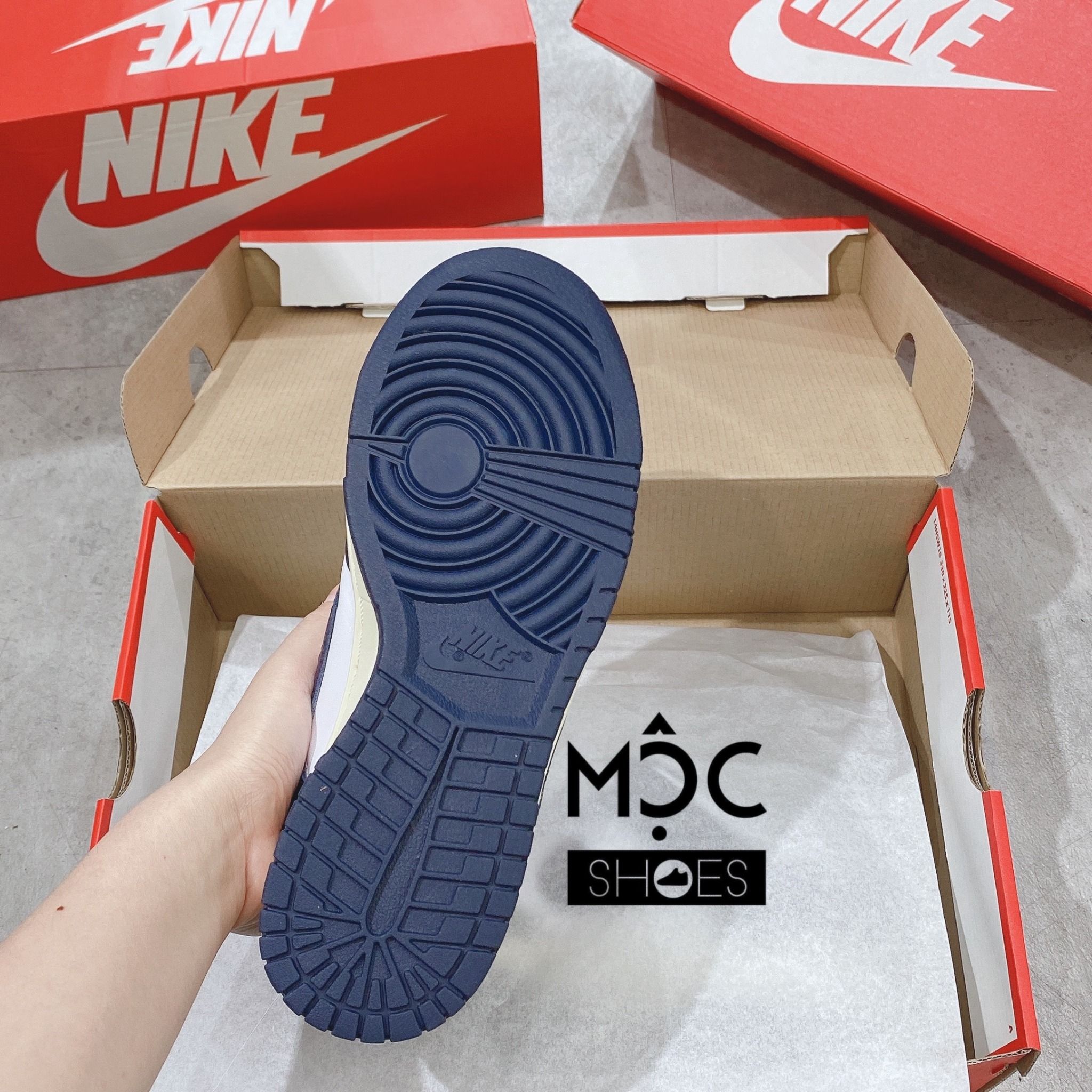 0208 - HÀNG CHÍNH HÃNG - GIÀY NIKE DUNK LOW- *MIDNIGHT NAVY* - 2022** - Code: (4) 