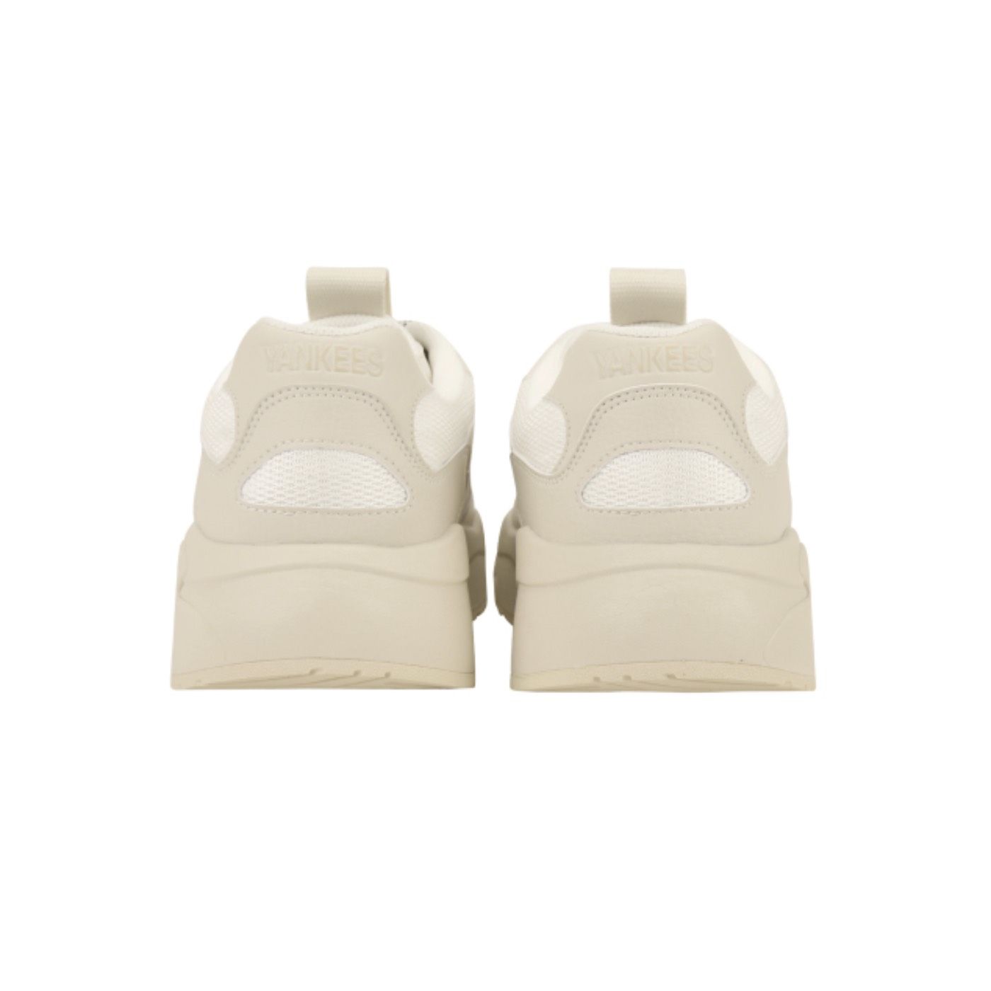  0236 - HÀNG CHÍNH HÃNG - GIÀY SNEAKER MLB CHUNKY LITE - NEW YORK - BE MỜ - *Beige* - 2021** - Code: 3ASHC311N-50IVS (1) 