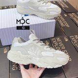  0236 - HÀNG CHÍNH HÃNG - GIÀY SNEAKER MLB CHUNKY LITE - NEW YORK - BE MỜ - *Beige* - 2021** - Code: 3ASHC311N-50IVS (1) 