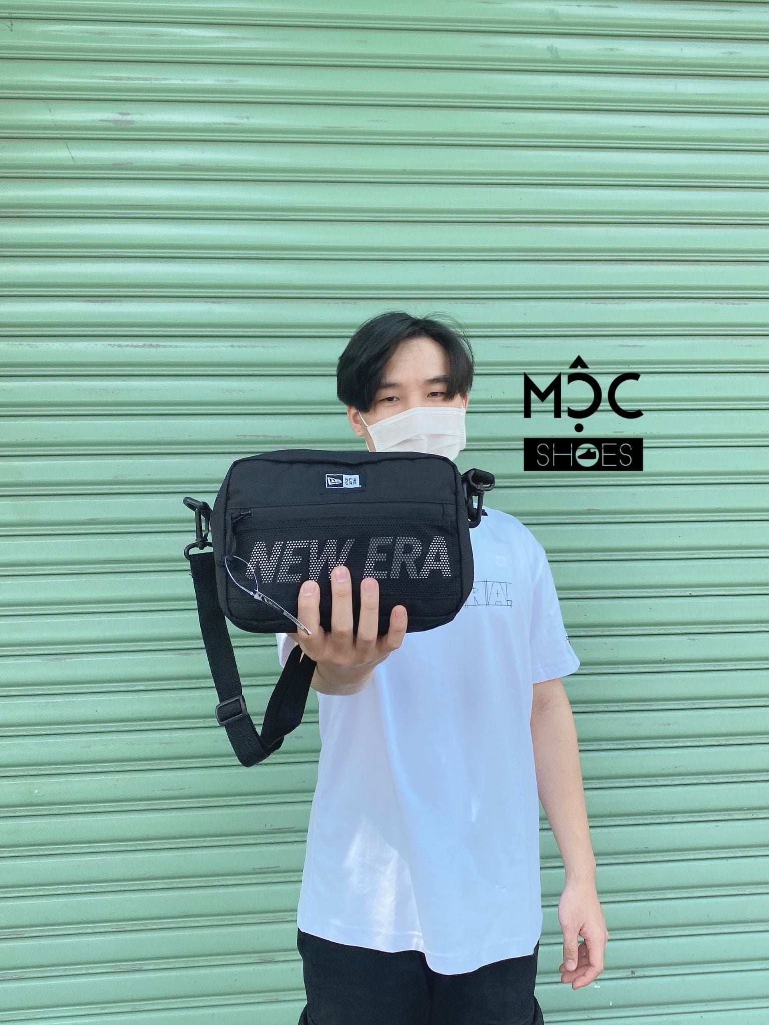  0218 - HÀNG CHÍNH HÃNG - TÚI ĐEO CHÉO NEW ERA - Shoulder Bag  - *BLACK* - 2022** - Code: 