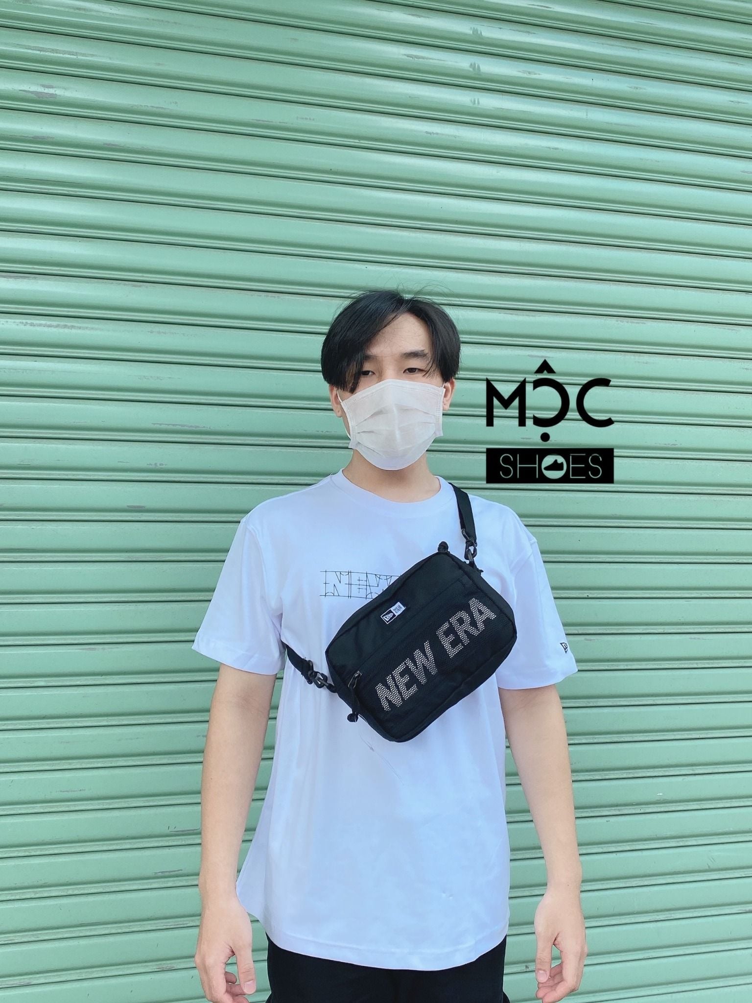  0218 - HÀNG CHÍNH HÃNG - TÚI ĐEO CHÉO NEW ERA - Shoulder Bag  - *BLACK* - 2022** - Code: 