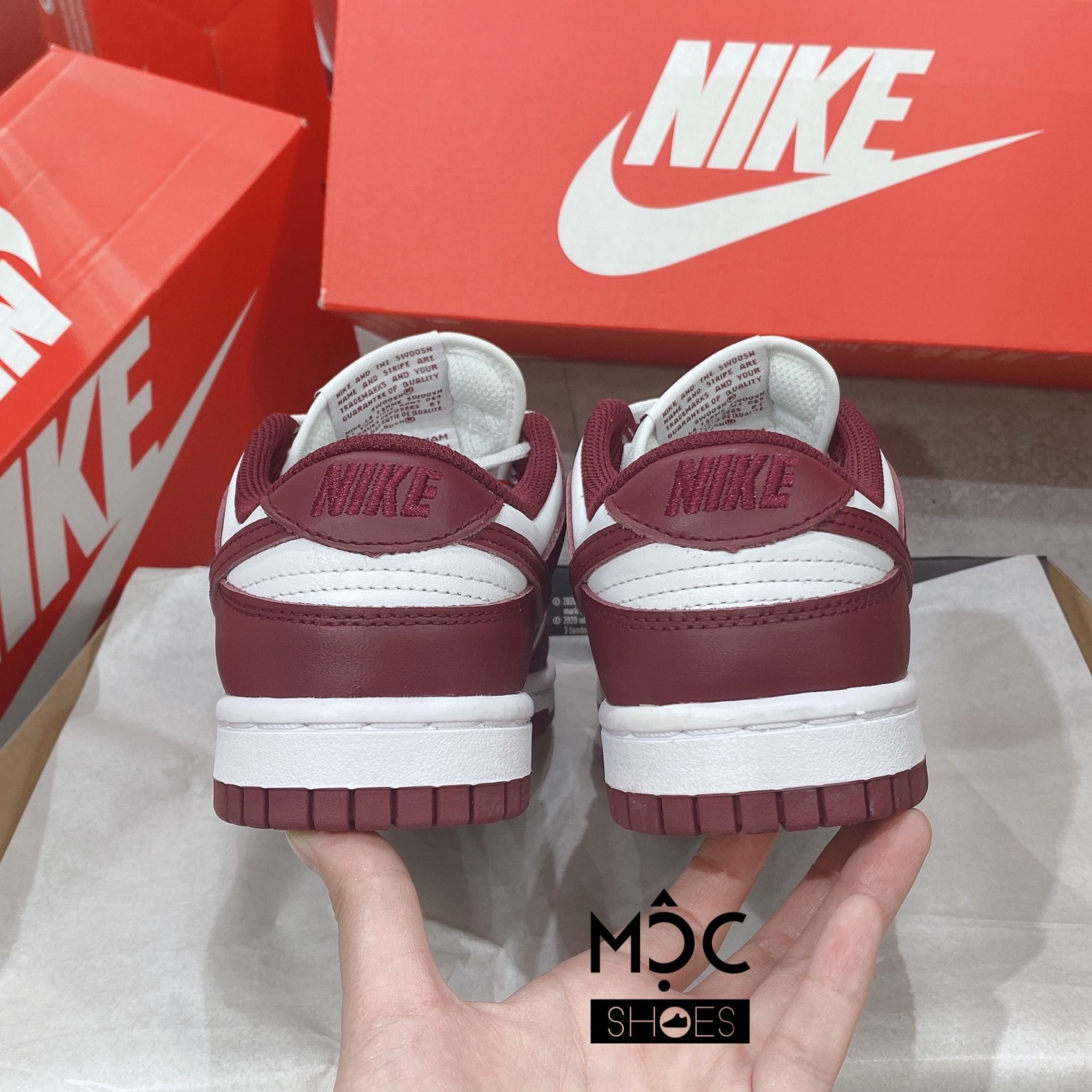  0220 - HÀNG CHÍNH HÃNG - GIÀY NIKE DUNK LOW- *TEAM RED* - 2022** - Code: (6) 