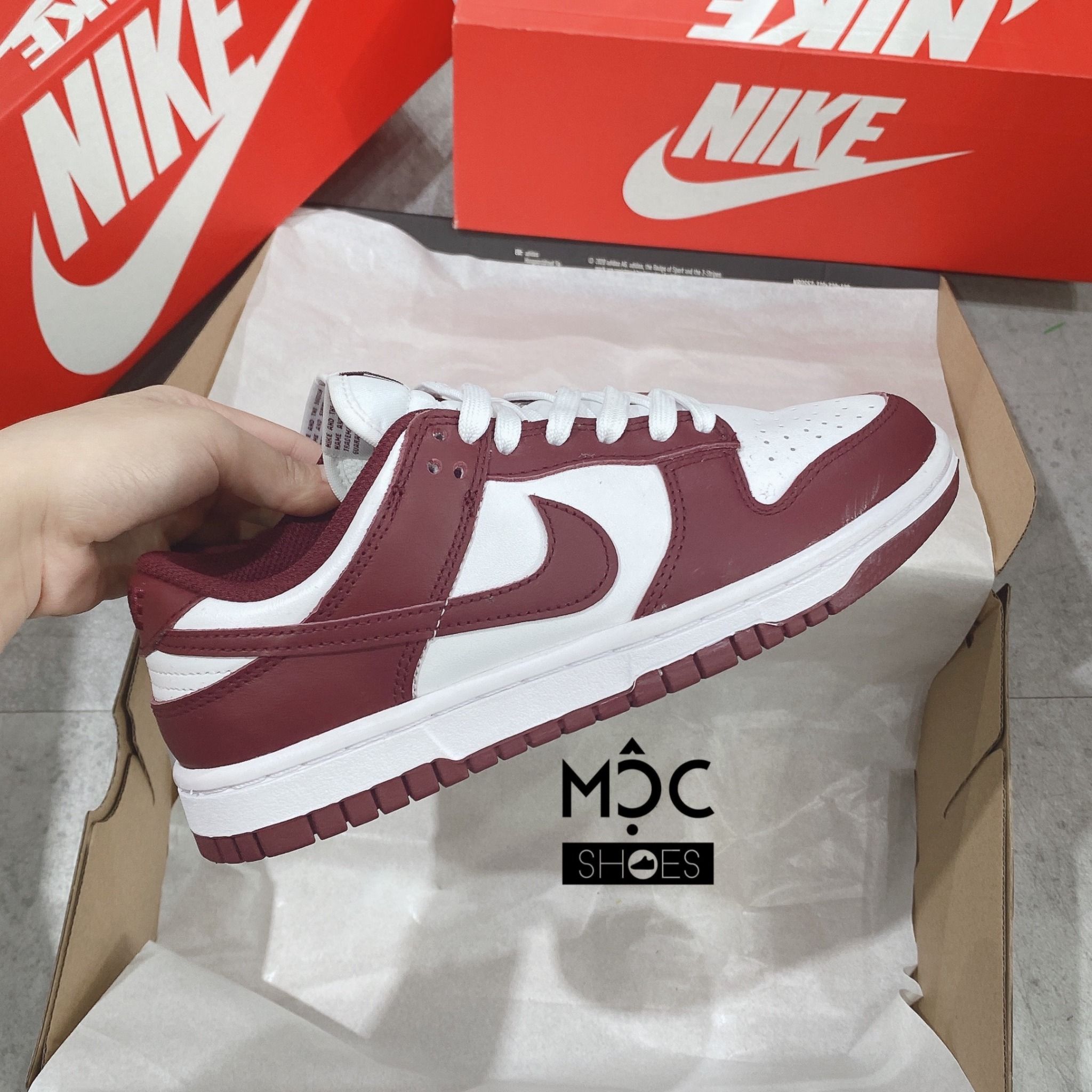  0220 - HÀNG CHÍNH HÃNG - GIÀY NIKE DUNK LOW- *TEAM RED* - 2022** - Code: (6) 