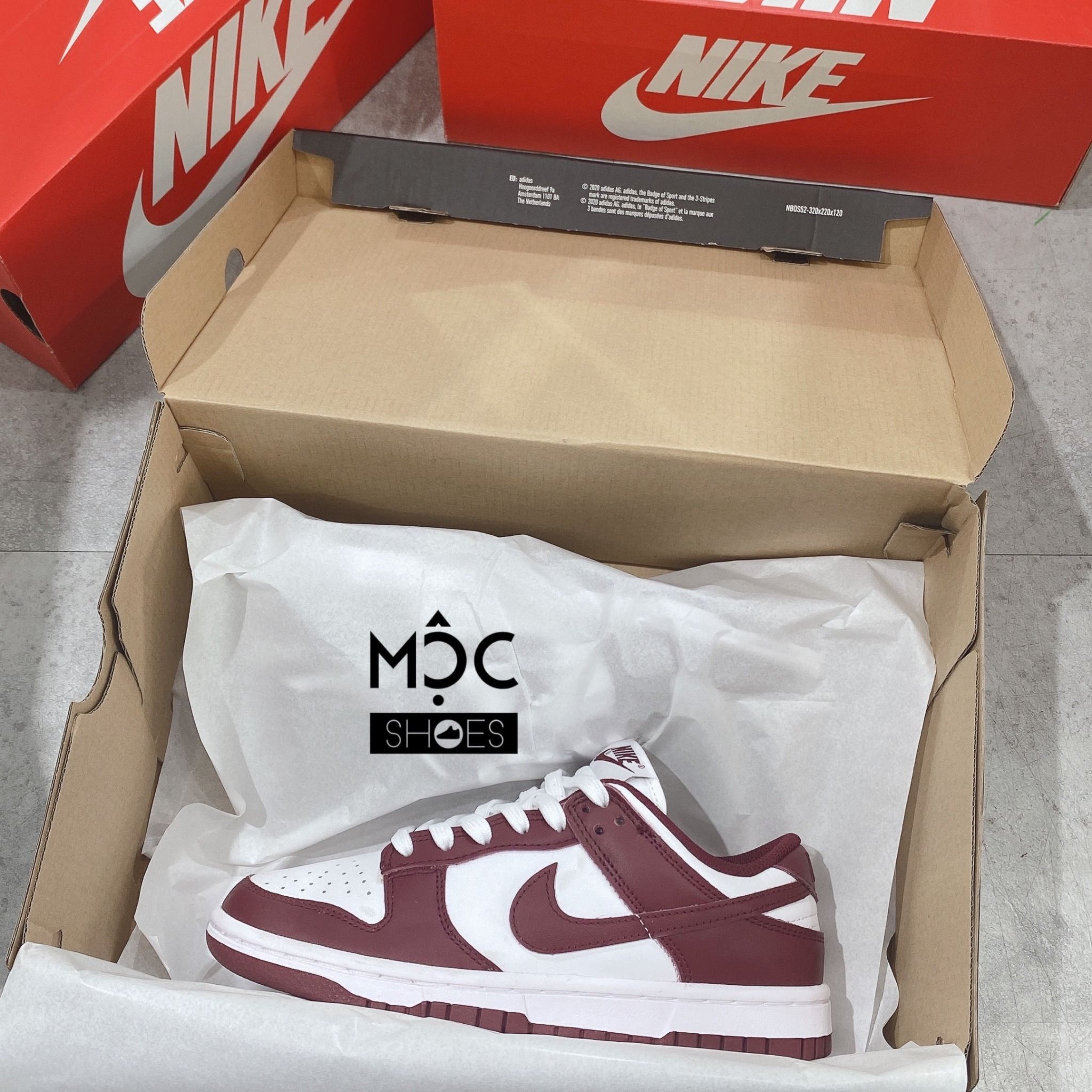  0220 - HÀNG CHÍNH HÃNG - GIÀY NIKE DUNK LOW- *TEAM RED* - 2022** - Code: (6) 
