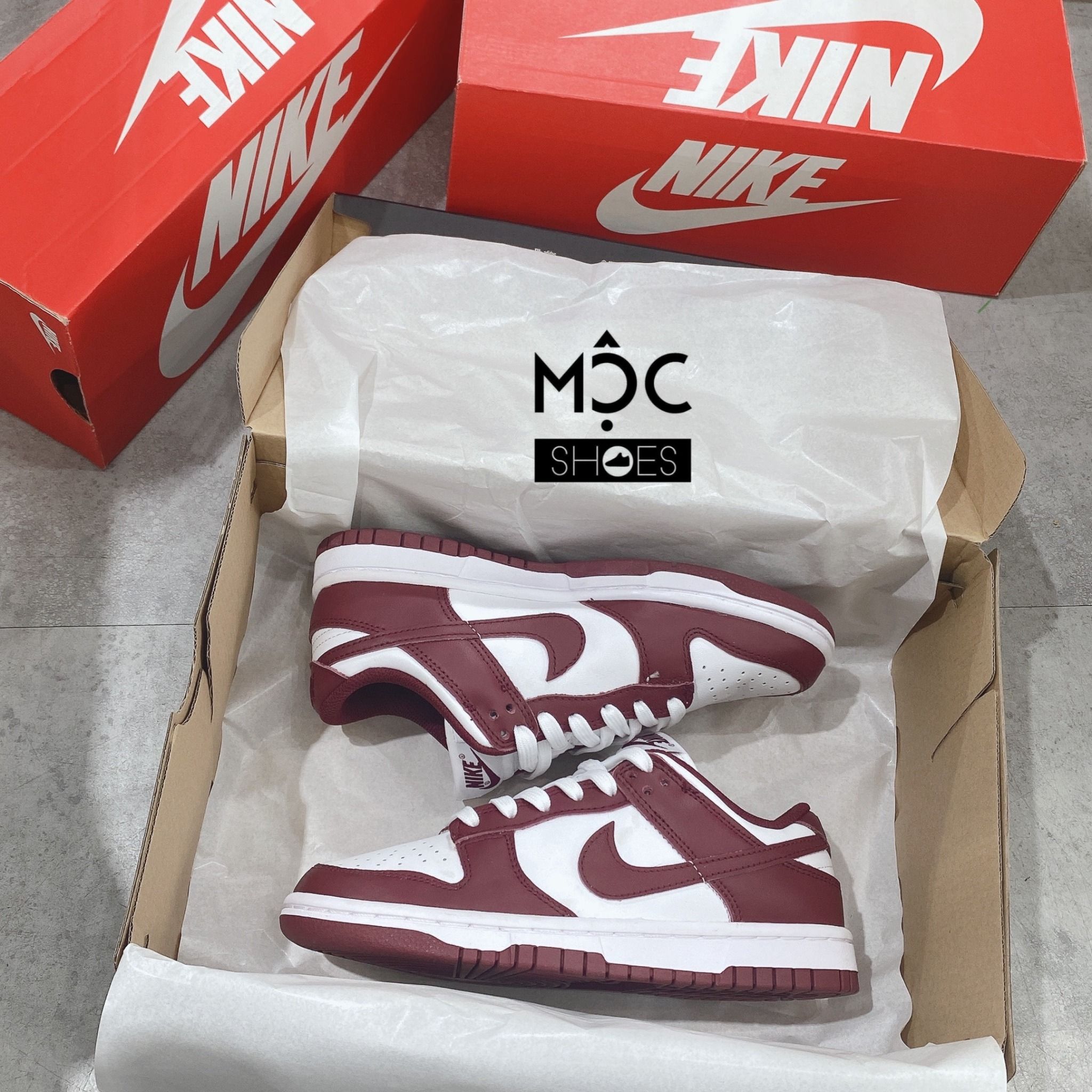  0220 - HÀNG CHÍNH HÃNG - GIÀY NIKE DUNK LOW- *TEAM RED* - 2022** - Code: (6) 