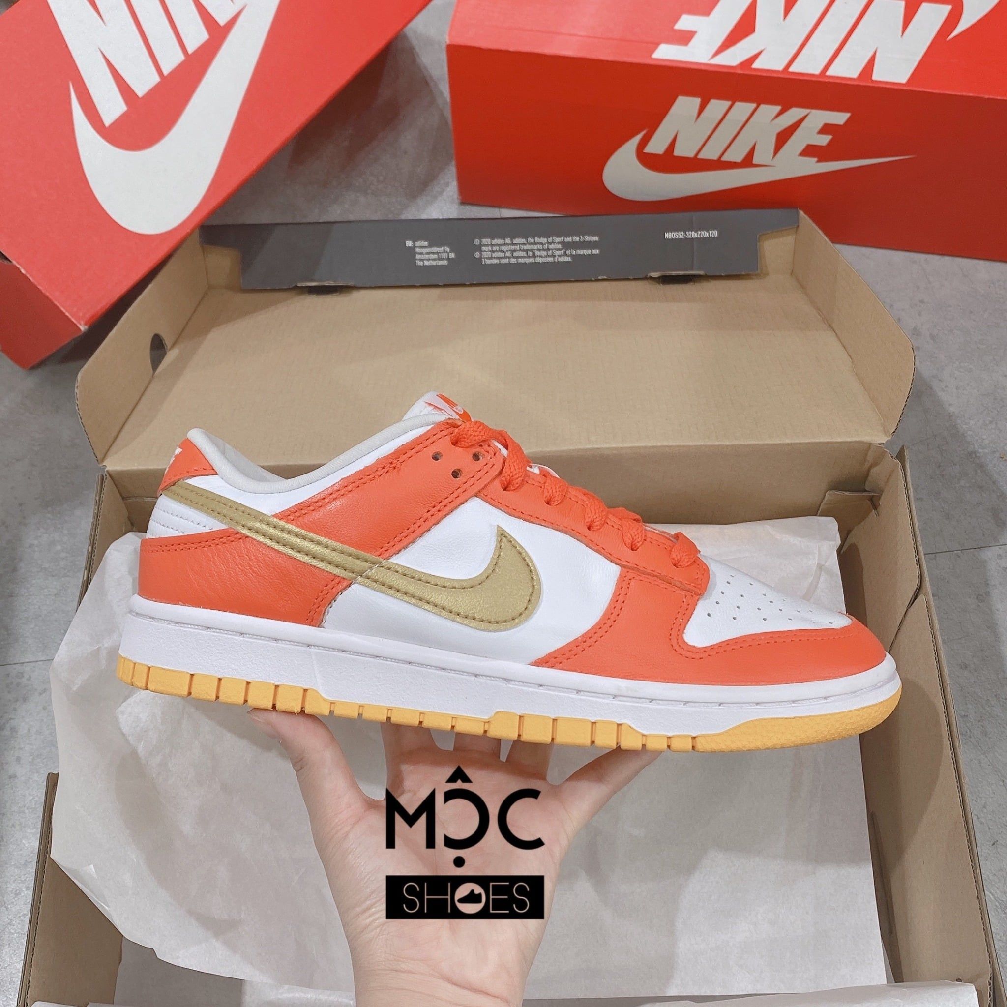  0221 - HÀNG CHÍNH HÃNG - GIÀY NIKE DUNK LOW- *Golden Orange* - 2022** - Code: (7) 