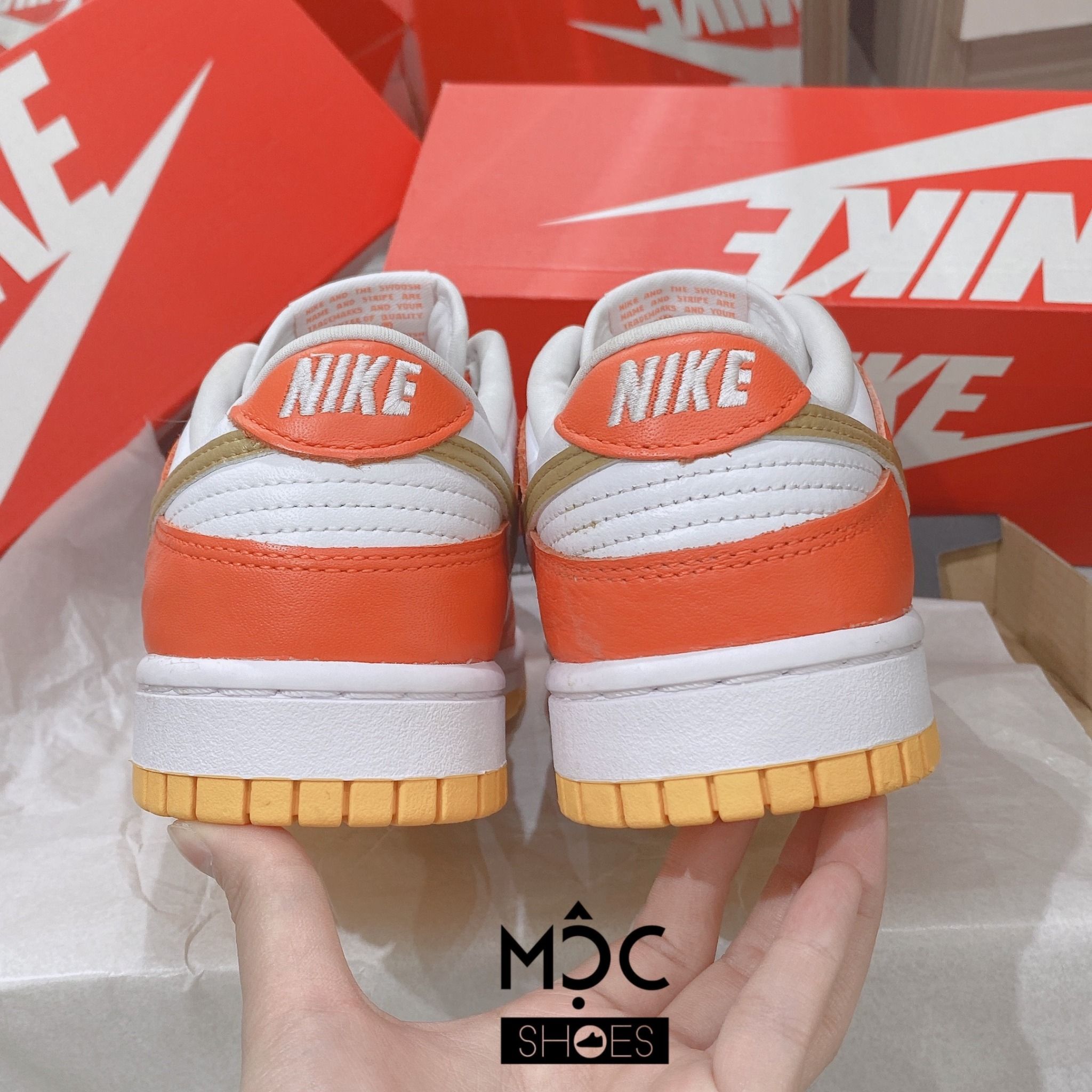  0221 - HÀNG CHÍNH HÃNG - GIÀY NIKE DUNK LOW- *Golden Orange* - 2022** - Code: (7) 